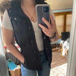 Black vest